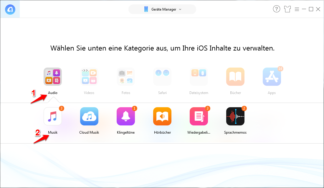 Musik von iPod nano/shuffle löschen – Schritt 3