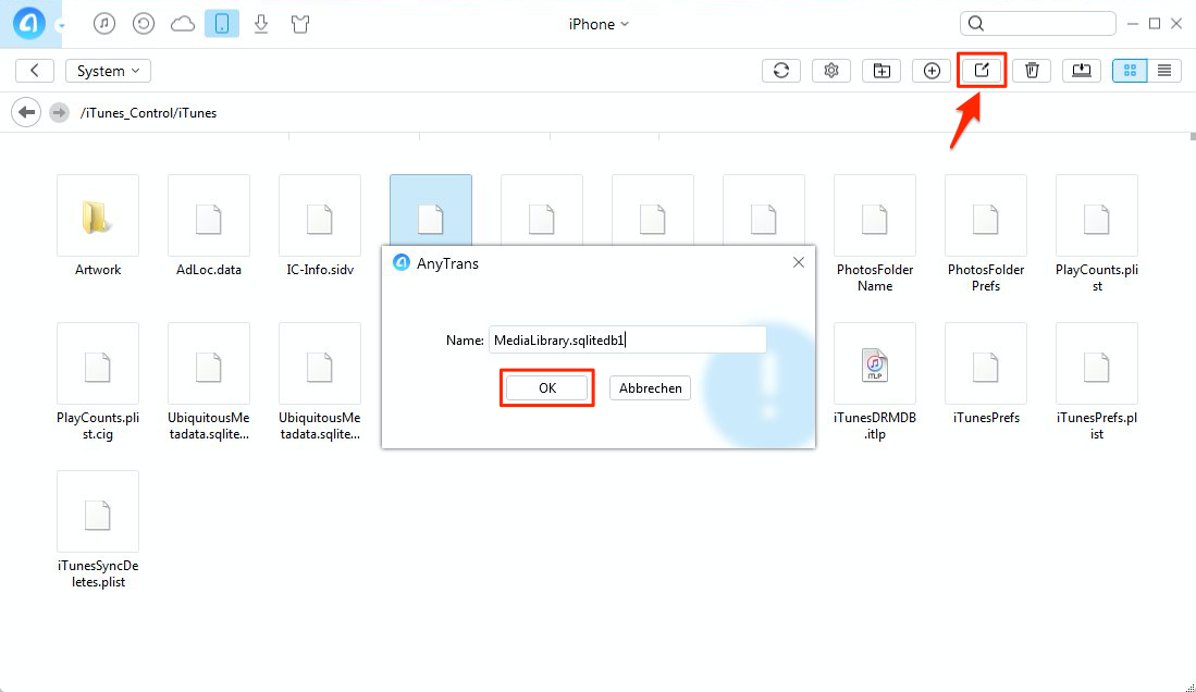iPhone Musik grau hinterlegen und was tun – Schritt 3