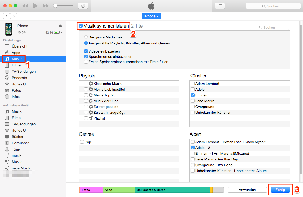 Bilder Vom Iphone Auf Itunes Ubertragen