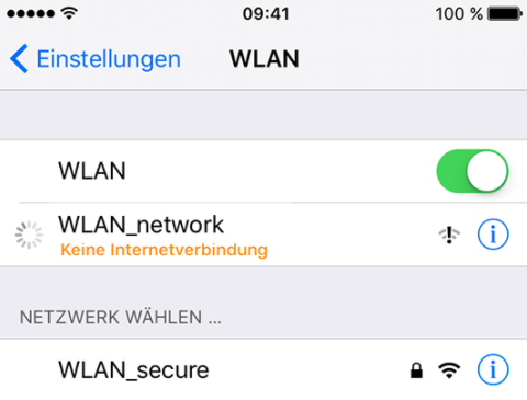 iCloud einloggen funktioniert nicht – WLAN überprüfen