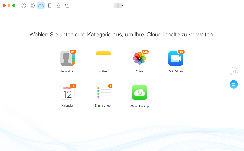 iCloud Backup auslesen – mit AnyTrans