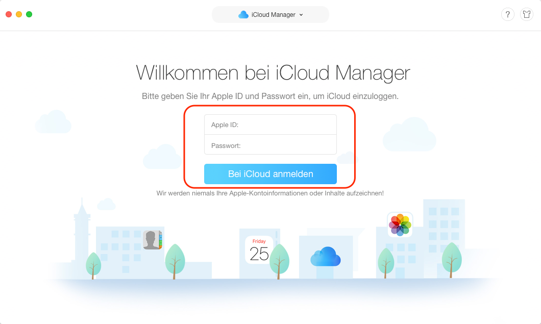Wie kann man iCloud Fotos auf externe Festplatte speichern