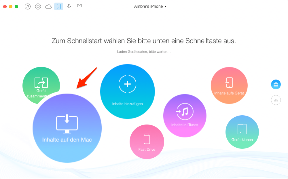 Daten von iOS-Gerät auf PC sicher – mit AnyTrans