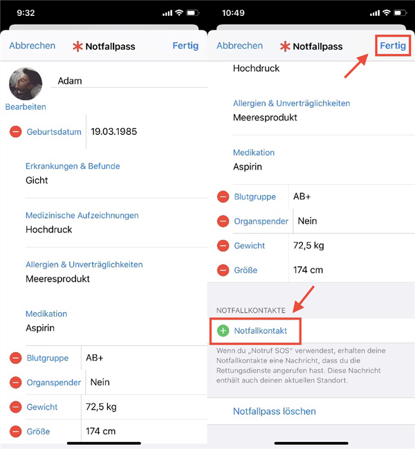 information-fuer-health-app-hinzufuegen
