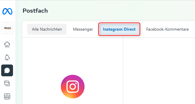 Instagram Direct öffnen