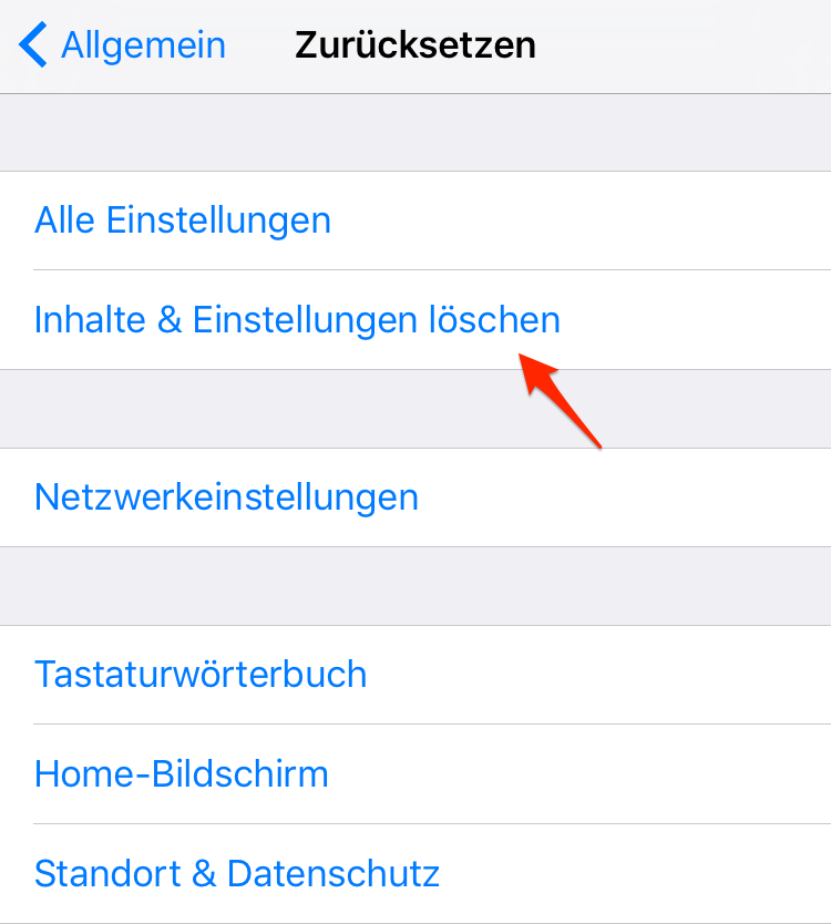 iPhone/iPad zurücksetzen – iOS 12/11 eingefrorenes Touchscreen beheben