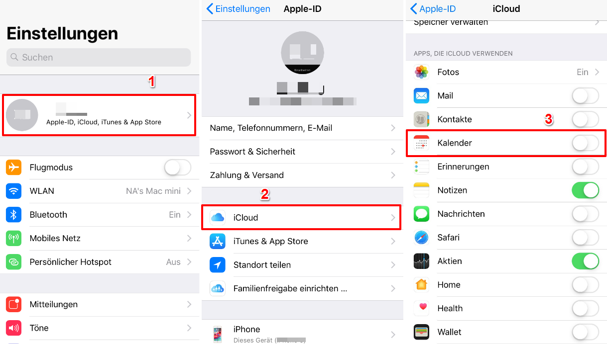 acalendar app synchronisieren