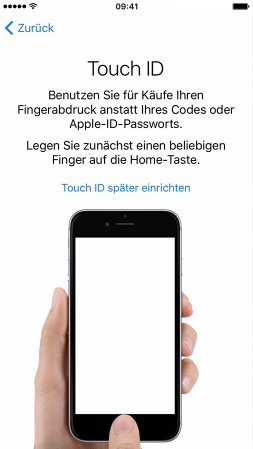 Neues iPhone 6/6s einrichten: Touch ID einrichten