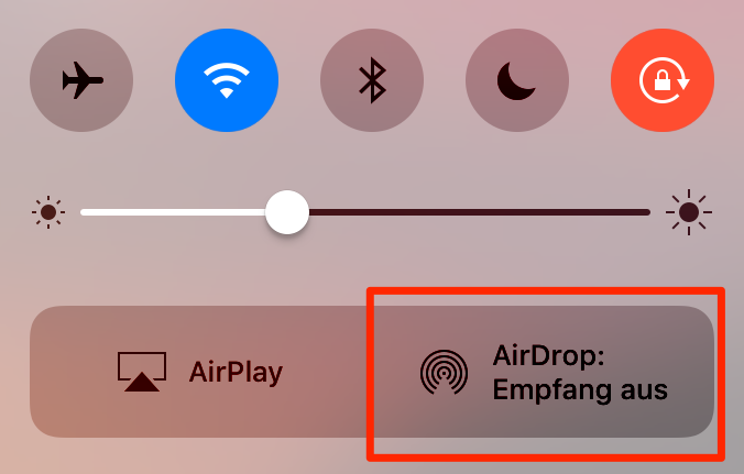 iPhone 7 Akku schnell leer – AirDrop aktivieren