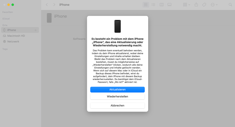 iPhone Einschränkungscode entfernen - Mit iTunes