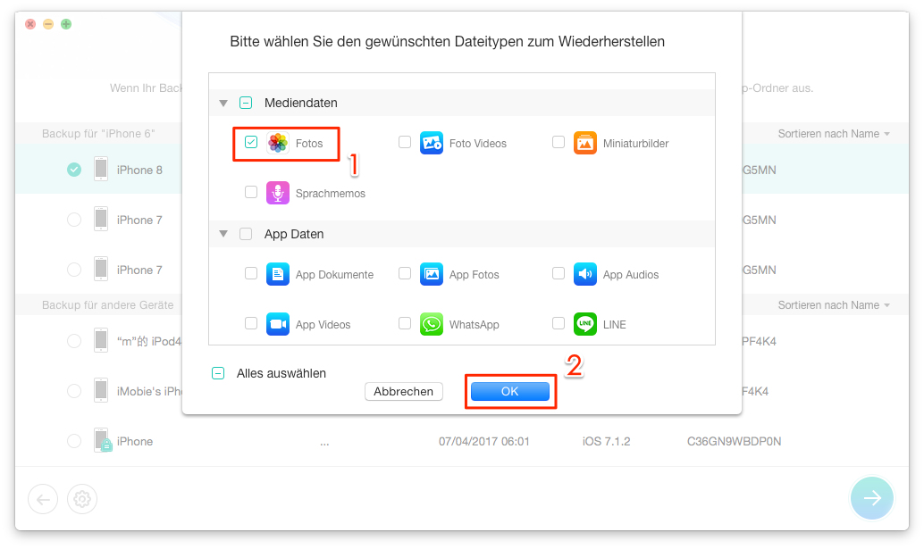 Zuletzt Geloschte Bilder Iphone Wiederherstellen