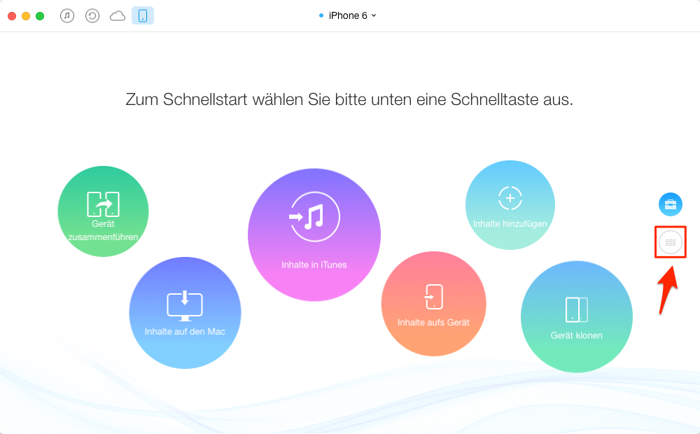 iPhone Klingelton übertragen – Schritt 1