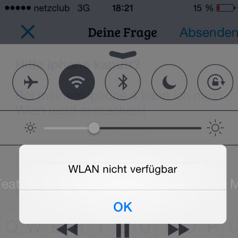 iPhone Xs/X/8/7s WLAN Probleme – iPhone WLAN grau