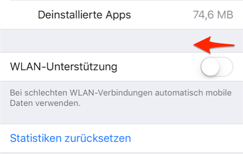 iPhone Xs/X/8/7s WLAN Probleme – WLAN Assist deaktivieren