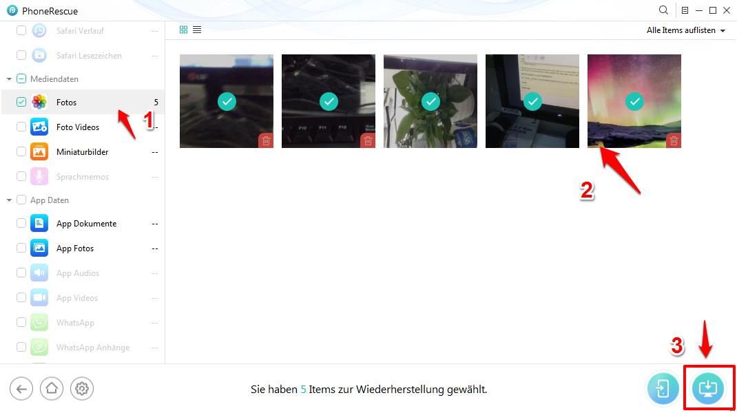 iPhone kaputt Fotos retten – auf Computer wiederherstellen