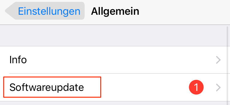 iOS updaten – iPhone 7 verbindet sich nicht mit WLAN