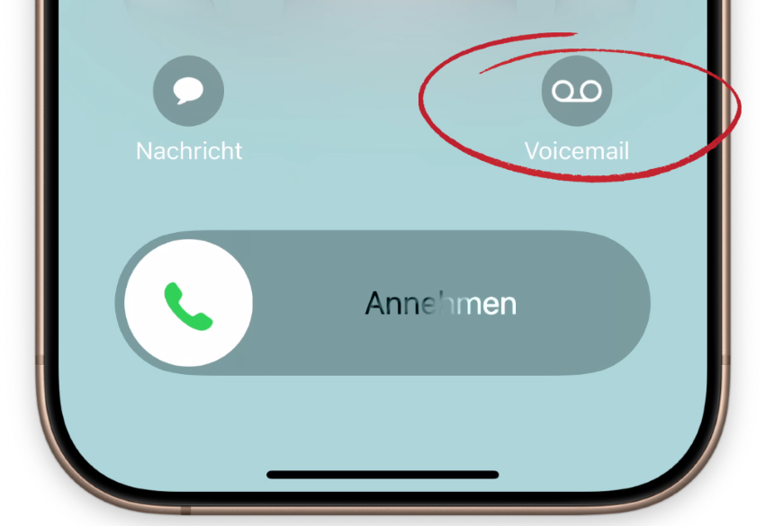 iphone voicemail aktivieren