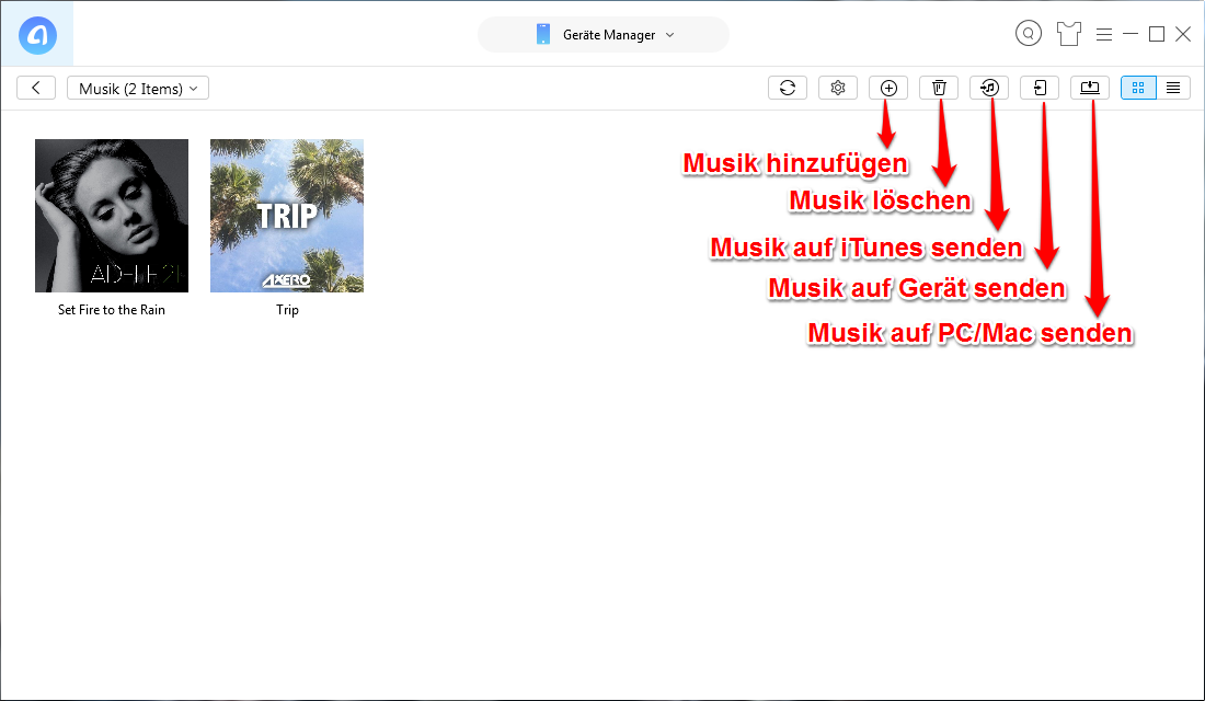 Musik mit iTunes Alternative Windows verwalten/übertragen