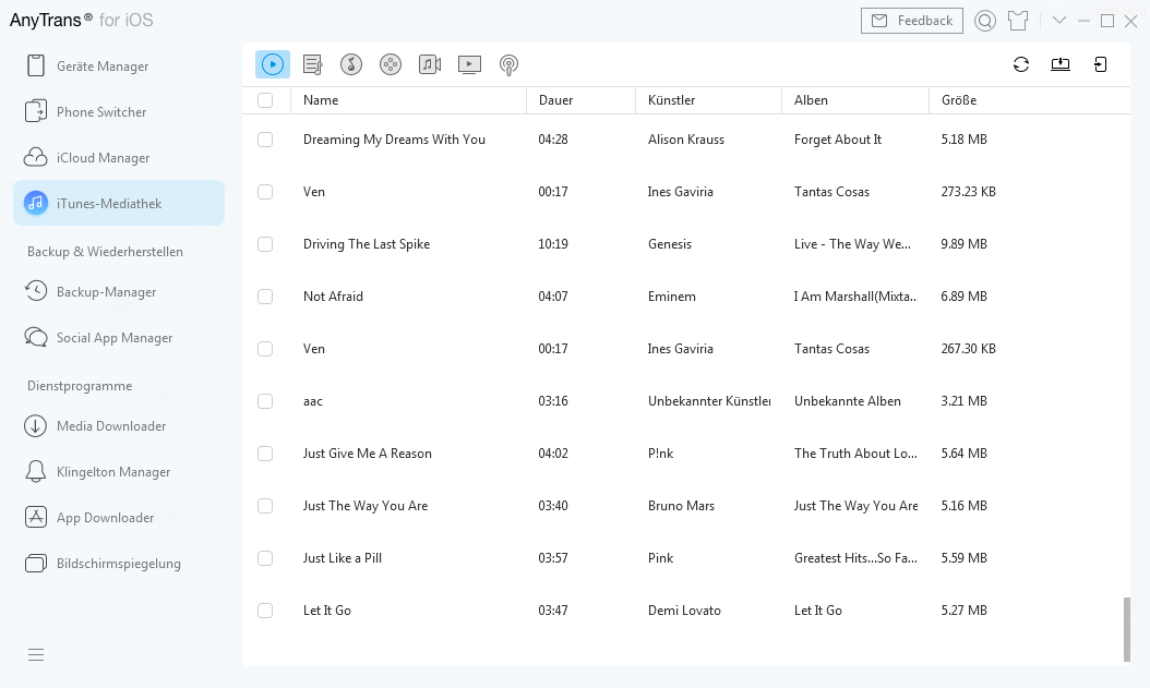 Ohne/mit iTunes! MP3 auf iPhone schnell übertragen iMobie
