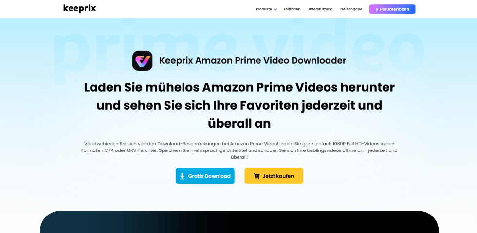 Laden Sie den Keeprix Video Downloader herunter