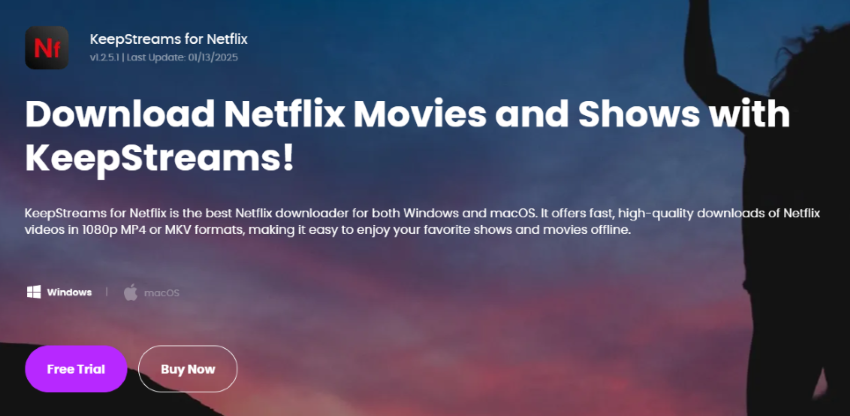 KeepStreams für Netflix