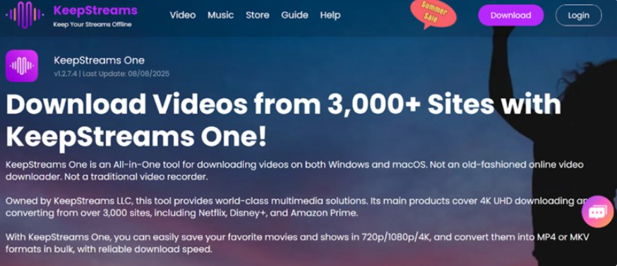 KeepStreams Video Downloader