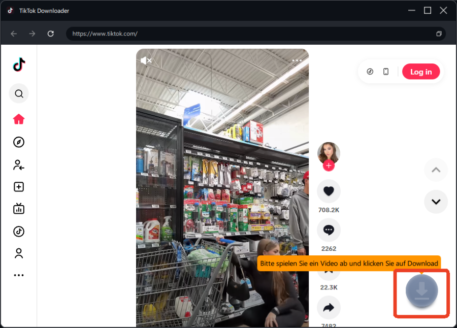 Klicken Sie auf den Download-Button