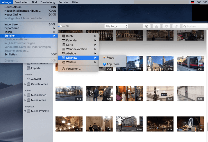 klicken-sie-die-option-ablage