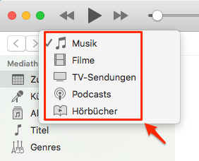 iTunes 12.7 zeigt Klingelton nicht