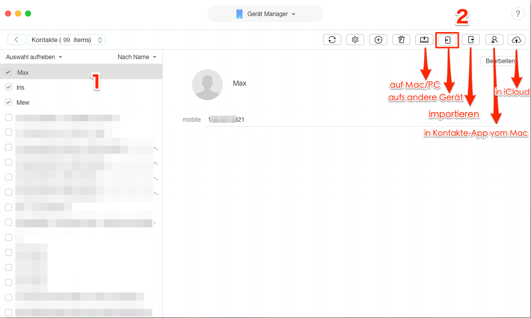 Kontakte von iPhone zu iPhone übertragen (Bluetooth) So geht´s iMobie