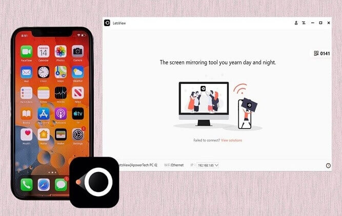 LetsView iPhone-Bildschirmspiegelung