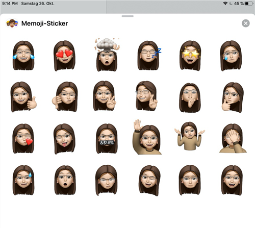 memoji-sticker-checken