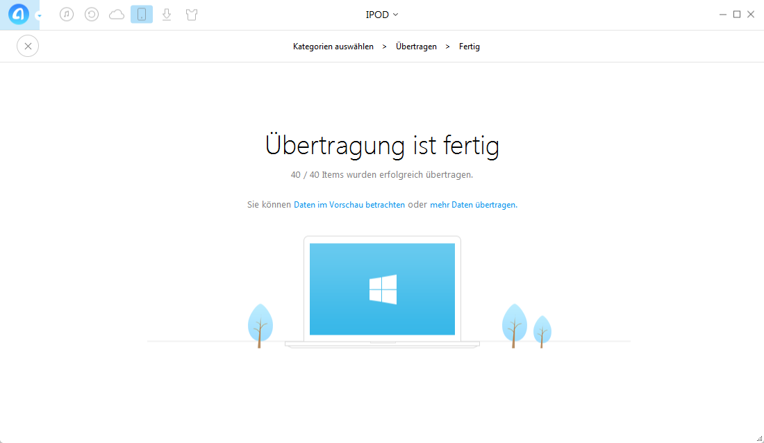 iPod Musik auf den Computer übertragen – Schritt 3