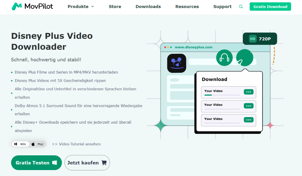 MovPilot Disney Plus Video Downloader