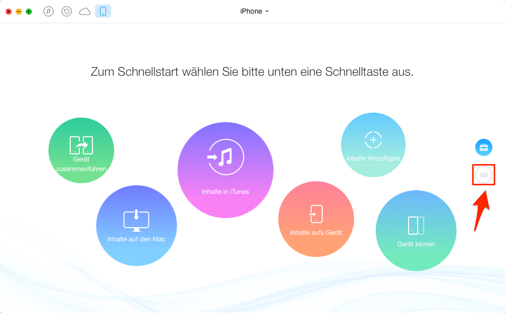Musik vom iPhone auf Computer – Schritt 1