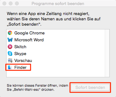 Finder reagiert nicht Sierra – El Capitan/Mac OS Sierra/macOS Mojave/High Sierra Probleme