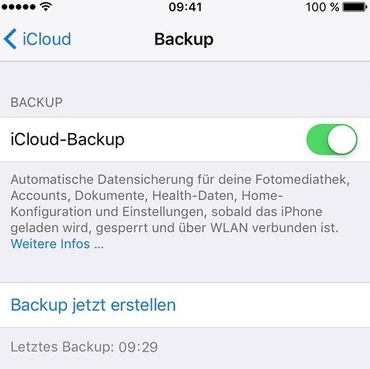 iCloud Backup funktioniert nicht – iCloud Probleme