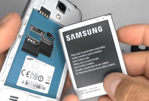 Samsung Batterie entfernen