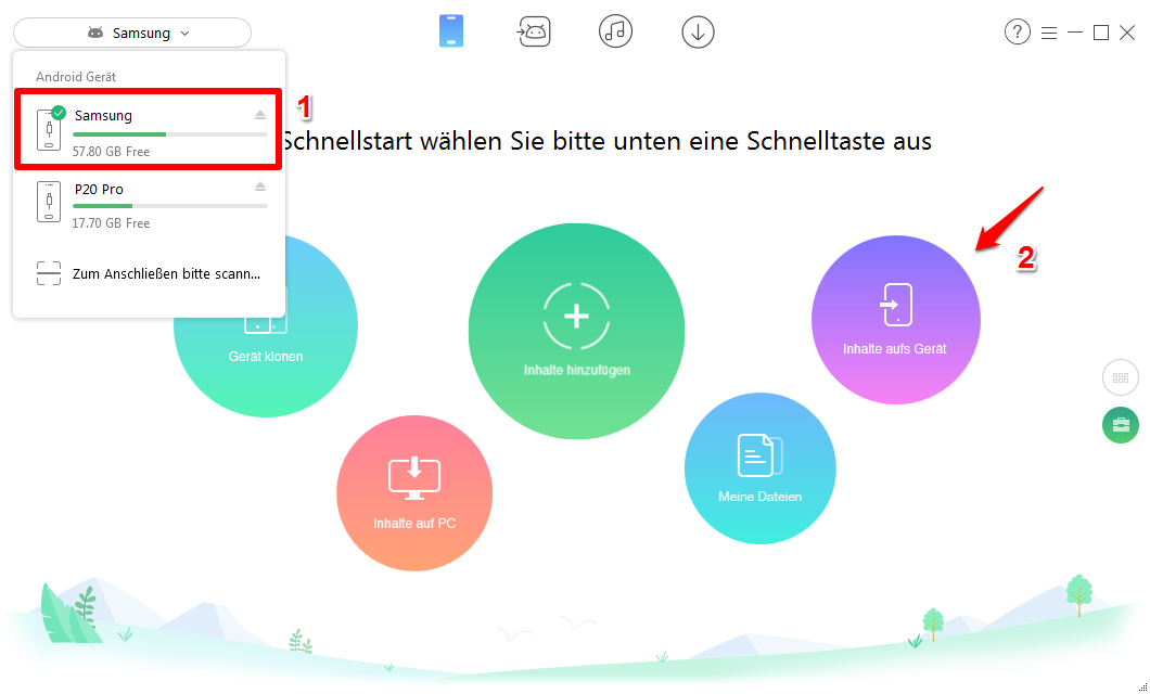 2 Wege! Samsung Daten &uuml;bertragen auf neues Handy &ndash; iMobie
