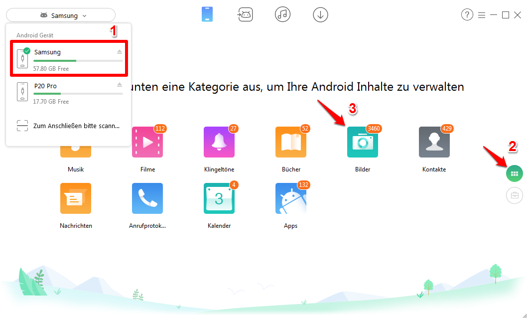 2 Wege! Samsung Daten &uuml;bertragen auf neues Handy &ndash; iMobie