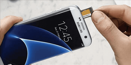 Samsung Schwarzer Bildschirm durch Entfernen der SD-Karte beheben