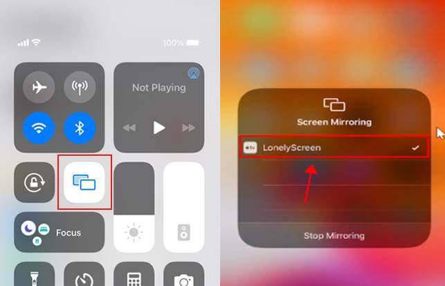 Bildschirmspiegelung LonelyScreen