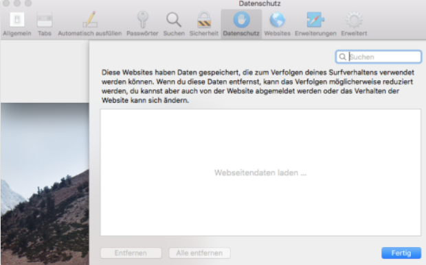 sehen Sie eine Liste
