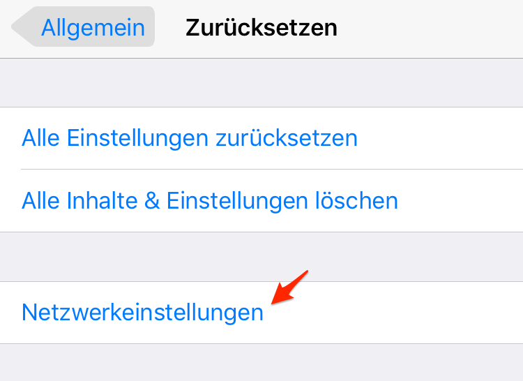 Netzwerkeinstellungen zurücksetzen – Siri Problem lösen