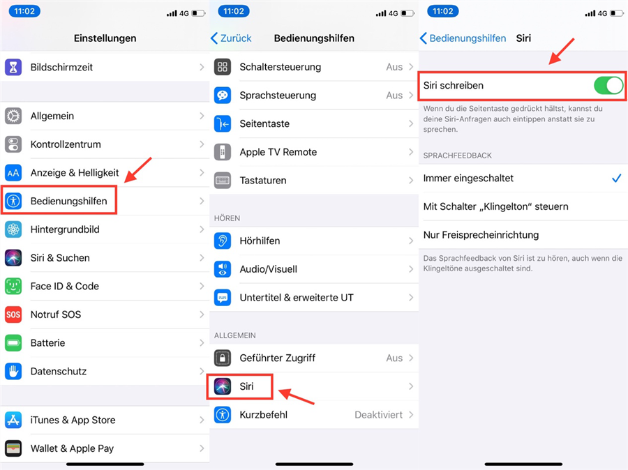 siri-schreiben-einzuschalten
