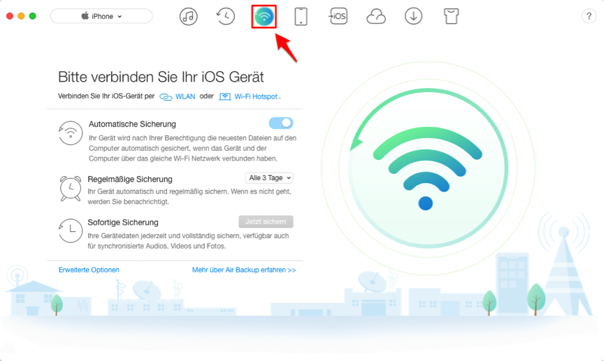 iCloud Alternative – AnyTrans verwenden