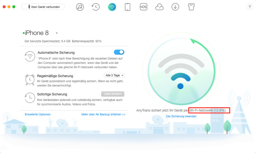 iCloud Alternative für iPhone – automatisch sichern