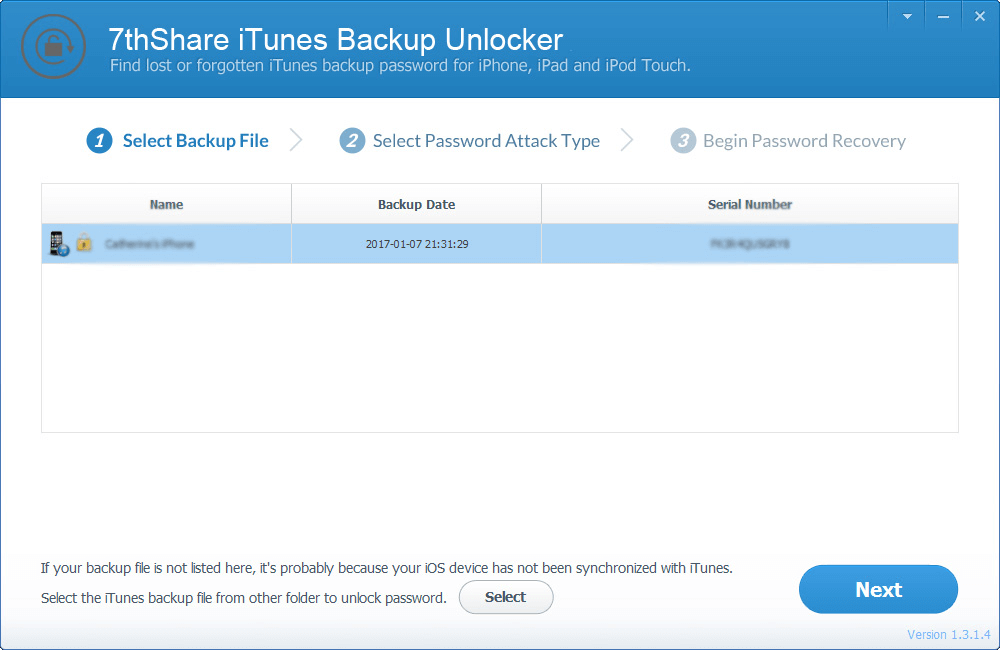 Top beste iPhone Backup Passwort knacken Software - 6