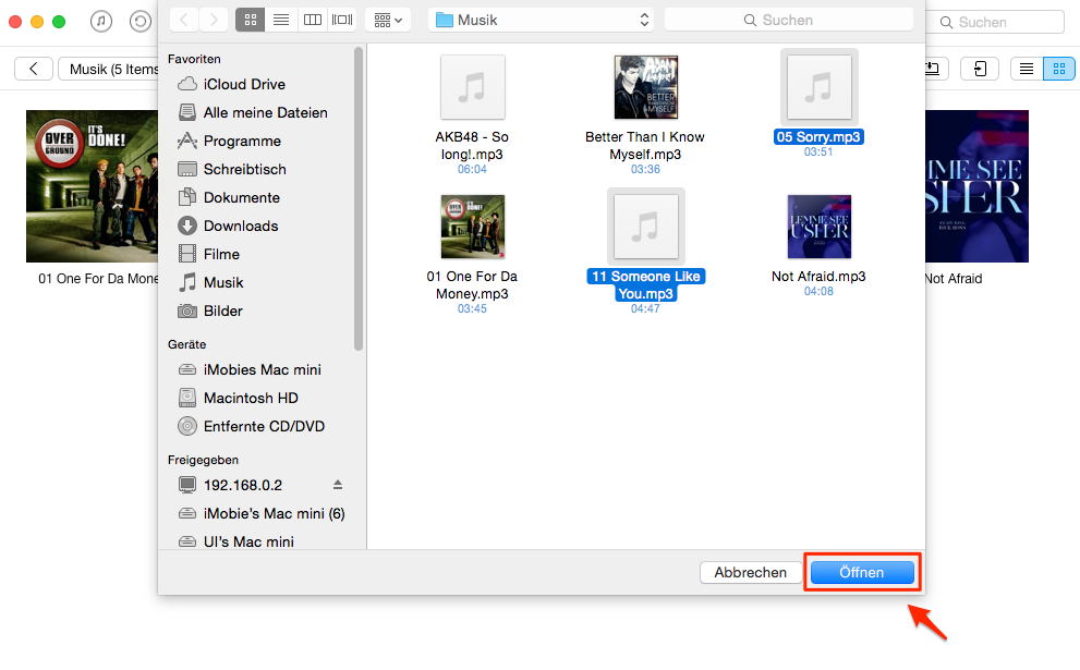 Musik auf iPod ohne iTunes - Schritt 3