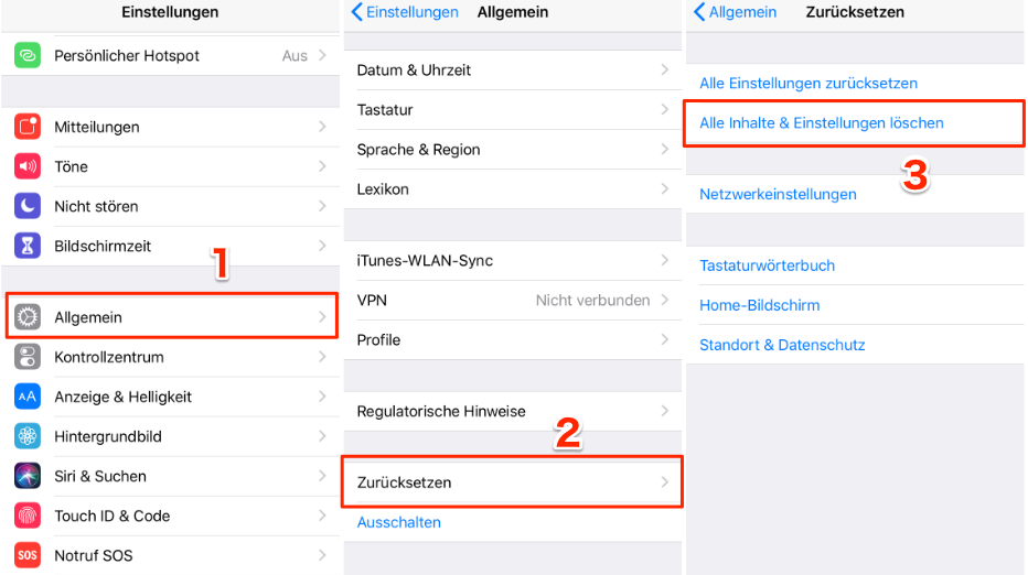 Daten von iPhone 8/7/6 auf neues iPhone XS/XR/X übertragen - mit iCloud-Backup